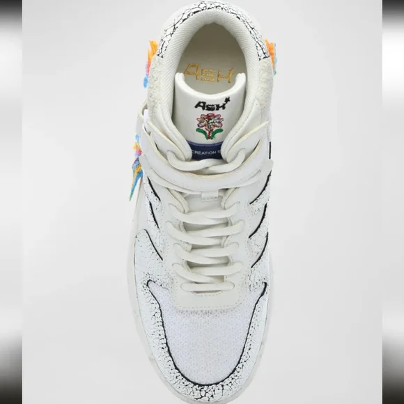 New AshParker Rainbow Mid-Top Sneakers